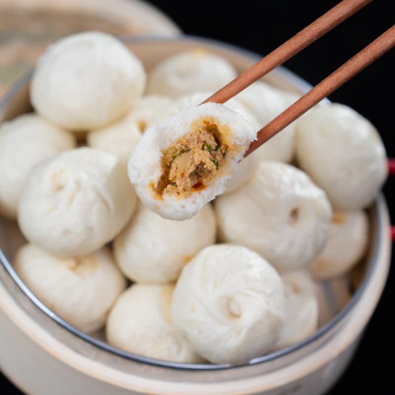 豆腐鲜肉小笼包