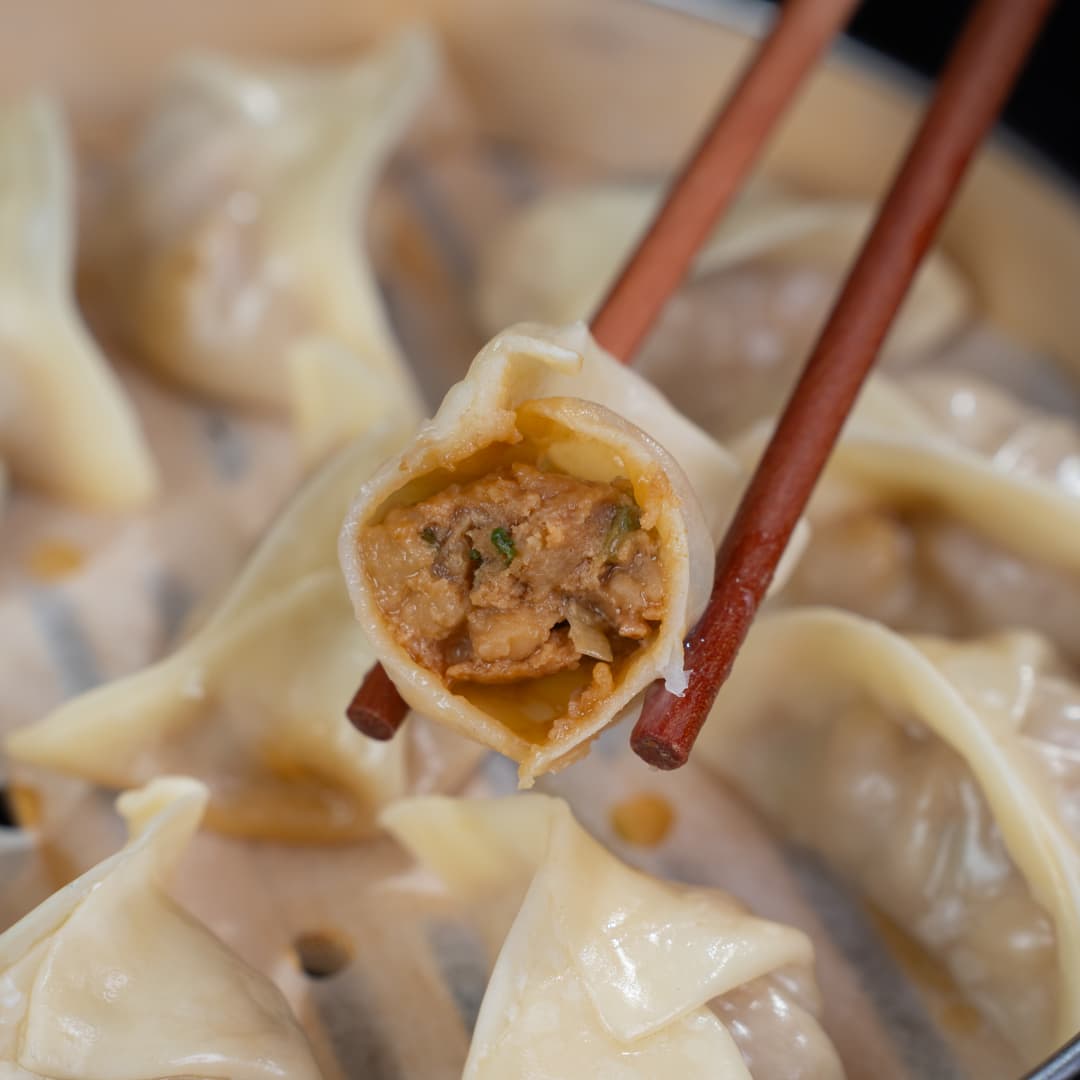 鲜肉蒸饺